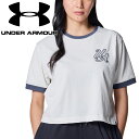メール便配送 アンダーアーマー UAヘビーウエイト エンブロイダリー Tシャツ 6001369-114 レディース(4)