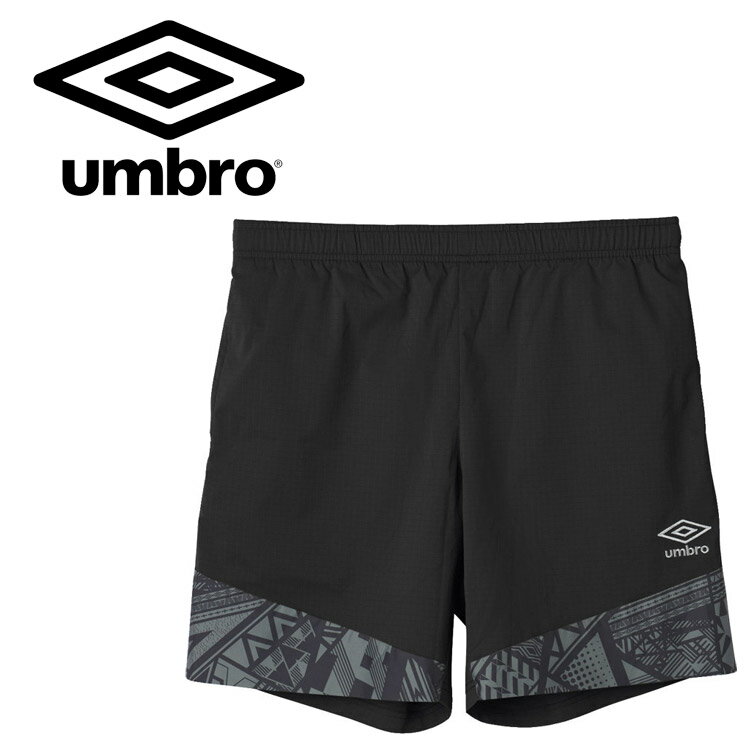 メール便配送 アンブロ umbro サッカ- 【THE THIRD】グラフィックプラクティスパンツ メンズ レディース ユニセックス UUUXJG32-BLK