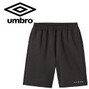 メール便配送 アンブロ サッカー フットボール UMBRO COACHERS スウェジャーハーフパンツ メンズ UF5SPZ16M-BK00