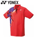 メール便配送 ヨネックス Yonex ユニゲームシャツ 10606-496 テニス バドミントン ウェア メンズ レディース