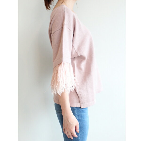 50%OFF SALE セール グレース,フェザースリーブトップ,トップス,レディース,グレースコンチネンタル,GRACE CONTINENTAL,28343285,18AW