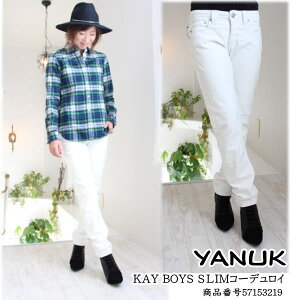 YANUKヤヌークKAYBOYSSLIMコーデュロイパンツ新作送料無料15AW10P07Nov15