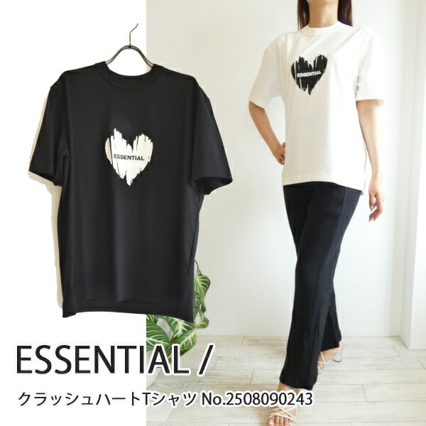 2508090243,ESSENTIAL/, クラッシュハートTシャツ ,ダブルスタンダードクロージング,,送料無料,インスタのサムネイル