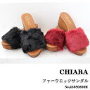 【50%OFF】【SALE セール】キアラ ファーウェッジサンダル CHIARA 春夏 17SS 23589569M 楽天分割カード