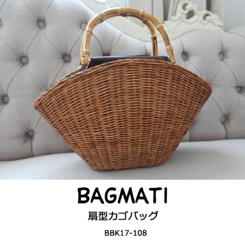 BAGMATI,バグマティ,新作,扇型カゴバッグ,ファー付きバスケット,バッグ,鞄,カゴバッグ,小物,インポート,レディース,送料無料,BBK17-108,楽天分割カード