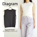 0325143351,Diagram,ダイアグラム,モノグラムニットトップ ,GRACE CONTINENTAL,グレースコンチネンタル,送料無料,インスタ,2...