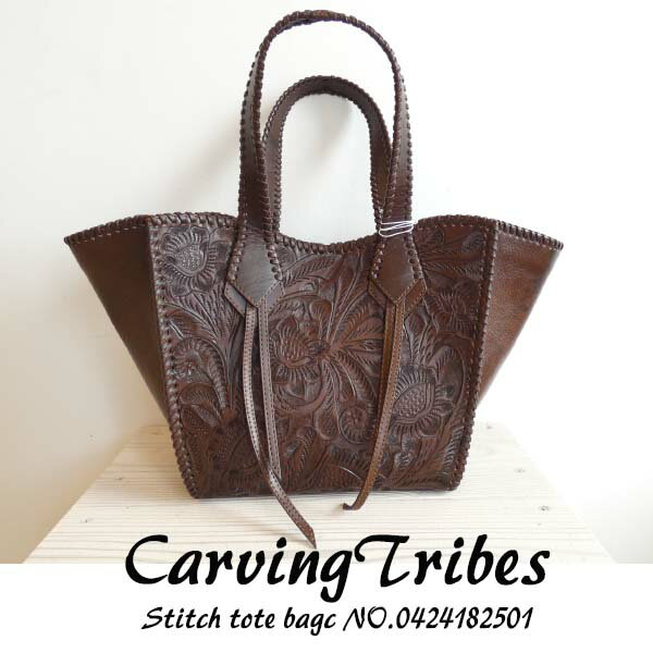 0424182501,Carvingtribes,カービングトライブス,Stitch tote bag ,GRACE CONTINENTAL,グレースコンチネンタル,送料無料,インスタ,24SS