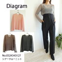 SALE,セール,0324343127,シアークルーニットトップ.Diagram,ダイアグラム, ,GRACE CONTINENTAL,グレースコンチネンタル,...