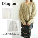 SALE セール,0324453102,シャギーニットカーディガン ,Diagram,GRACE CONTINENTAL,グレースコンチネンタル,送料無料,イン...