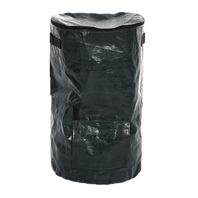 STK 堆肥コンポスター コンポストバッグ 生ゴミ 落ち葉処理 発酵 折り畳め 大容量 自立式 環境に優しい (35x60cm, 3個セット)