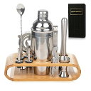 Yoseka カクテルセット カクテル 12点セット カクテル シェイカー 550ml カクテル道具セット バーセット シェイカーカクテル セット 高級 バーテ...