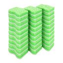 【30個セット】 台所用スポンジ スポンジ 食器洗い キッチンスポンジ つけない 抗菌 台所用 9.5x7x2.5cm 泡立つ 長持ち 水切れ グリー