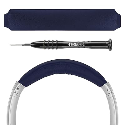 Geekria ヘッドバンド 互換性 ヘッドホンヘッドバンド 伸縮素材 パッド ボーズ Bose QuietComfort 35 Gaming, QC35II, QC25, QCSE 対応 交換用 (ブルー)