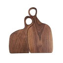 musowood カップルまな板 木製まないた 独特なプレゼント 結婚式の贈り物 親へのプレゼント キッチン料理器具 パン果物盛り ペアルック二枚セット ウォー...