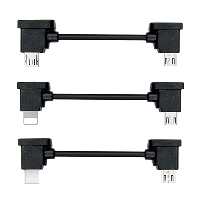 NFHK 3pcs / setリモートコントローラーデータケーブルタイプ-C＆Micro to Micro USB for Mavic Pro Platinum Mavic Park RC Accessories