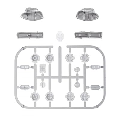 eXtremeRate Switchのジョイコンに対応用クリア素材の互換ABXY方向キーSR SL L R ZR ZL + -ホームトリガーボタンスプリングフルボタン、Switch Joy-Conに対応用フルセットボタンリペアキット、ツールが付き。J