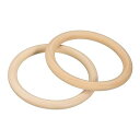 METALLIXITY 未完成 木製リング(100x10mm/3.94"x0.39")10個セット ナチュラルな木製 円形フープ - ホームデコレーション DIYクラフト マクラメに最適