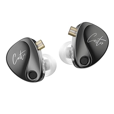 KZ Castor イヤモニ 有線 イヤホン 有線 カナル型 耳掛け KZイヤホンリケーブル可能デュアルダイナミッ..