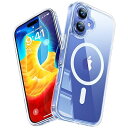 【耐黄変クリア・高精密Magsafe対応】TORRAS iPhone 16 用 ケース クリア マグネット搭載 カメラコントロール対応 黄ばみなし ワイヤレス充電 耐衝撃 全面保護 あいふぉん16ケース 6.1インチ 透明