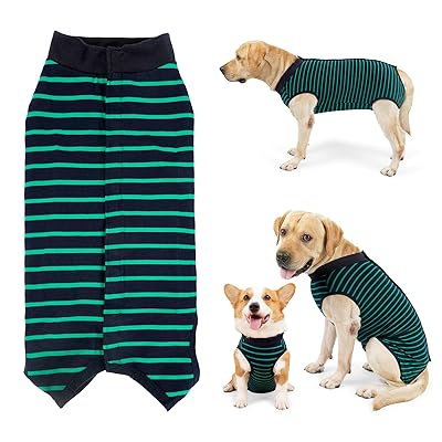 術後服 犬用 服 術後ウェア 保護服 犬介護服 傷口保護 傷舐め防止 皮膚保護 避妊 離乳 不妊手術 ボタン..