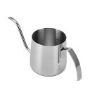 コーヒーケトルに注ぐ コーヒーポット 目盛り付き コーヒードリップケトル お手入れ簡単 ステンレス コーヒー お茶 喫茶店 茶室 (七文字ハンドル 250ml ステ)