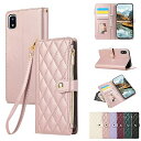 Rosbtib Galaxy A21 ケース 手帳型 財布型 カバー Galaxy A20 ケース ファスナー型 小銭入れ 日本版 SC-42A ケース 携帯カ...