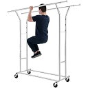 HOKEEPER ハンガーラック パイプハンガーラック 耐荷重200KG 業務用 3ウェイ ダブル 大容量 収納ラック 物干し スタンド 洋服ハンガー 衣類収納...