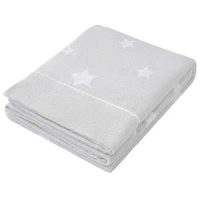 SE タオルケット セミダブル 夏用 ブランケット 綿100％ 可愛い 柔らかい ふんわり 吸湿速乾 抗菌防臭 洗える オールシーズン 160cmx200cm （ほし·グレー） 「SE Softexly」