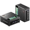 AOOSTAR GEM12 Pro MAX ミニPC Ryzen 7 8845HS 32GB DDR5-5600MHz 1TB PCIe 4.0 SSD, Mini PC OCulink /2つのUSB4 /2つのSSDインターフェイス /2つの2.(2)