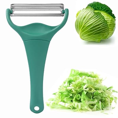 AUTAKI 皮むき器 MAX 2枚刃 よく切れる 時短ピーラー キャベツピーラー 千切り 皮むき器 二枚刃 キッチ..