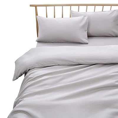 掛け布団カバー ピーチスキン加工 単品売り 掛けカバー 抗菌防臭・防ダニ 洗える オールシーズン 掛布団カバー(セミダブル・170x210cm グレー)