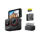 Insta360 Ace Pro - アクションカメラ 防水 1/1.3インチセンサーと5nmAI チップ搭載 AIノイズリダクション 圧倒的な画質 4K120fps 2.4インチフリップ式スクリーン 高度なAI機能 長時間 水中アクションカメラ パ