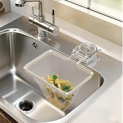 Homspark 三角コーナー いらず 強力吸盤 サンカクコーナー水切りネット ホルダー シンク ゴミ受け キッチン 生ゴミ処理 水切りネット 50枚付き