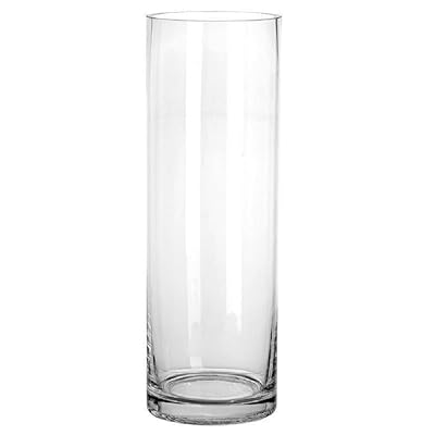 シンプル ガラス 花瓶 円筒形 クリア 透明 割れない フラワーベース おしゃれ 一輪挿し 小さい 大きい 大型 円柱型 広口 け花 シリンダー 円柱 10cm 12cm 15cm 20cm 25cm 30cm インテリア 部屋 玄関 リビング プレ