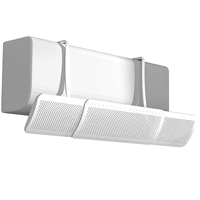 LKCCTK エアコンカバー エアコン風よけカバー 直撃風防止 多通気孔 空気循環 均一導風 伸縮自在 長さ調整可 軽量 取り付け簡単 壁掛け式 冷房暖房通用