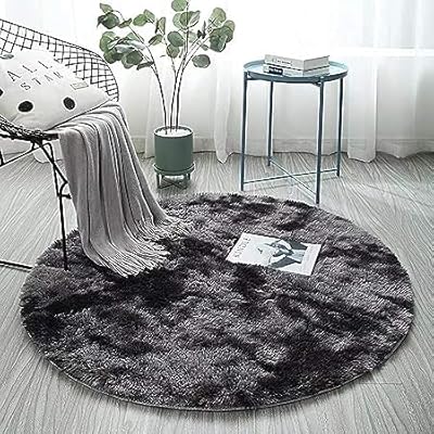 カーペット SpyFlyLie ラグマット円形 【中層:30D高密度ウレタン 厚さ約1.2cm と低反発 厚手加工】洗えるラグ 抗菌 ふわっと手触り優しいフランネルラグ 折り畳み 長方形 100%滑り止め付 防ダニ 抗菌 防臭 防音絨毯 オールシーズ