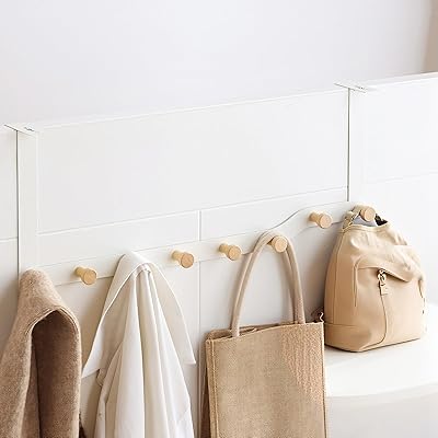 NAYIV ドアフック ドアハンガー 横 8連 ワイド フック 調節可能な幅 59x22.5x2.5-6.5cm 強い耐荷重15kg 洋服 帽子 バッグ 鍵 玄...