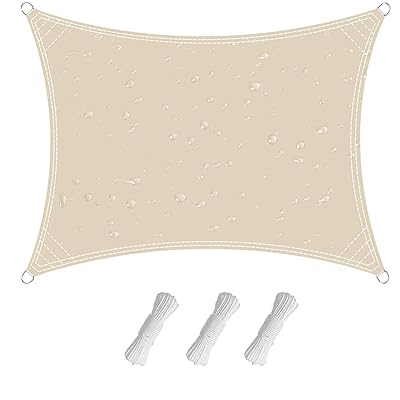 日除け シェード シェードセイル サンシェード 撥水 シェード オーニング UVカット シェード セイル プロテクションアウトドアガーデンビーチパティオパーティ...