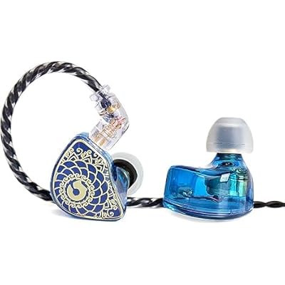 Yinyoo TANGZU Wan’er イヤモニ カナル型 イヤホン 有線 ゲームイヤホン 中華イヤホン S.Gダイナミック振動板が搭載されハイエンドインナーイヤーモニター 10mm PETダイナミックドライバーが採用 高純度5N OFCケーブル