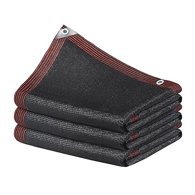 YEZOND 遮光ネット 2m*2m 日よけ シェード ブラック ベランダ目隠し 農業用 植物 園芸用 屋外 ベランダ 窓 カーポート ルーフ ヤード パーティー 廊下 高密度の厚さのポリエチレン ビニールシート