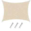 日除け シェード シェードセイル サンシェード 撥水 シェード オーニング UVカット シェード セイル プロテクションアウトドアガーデンビーチパティオパーティ...