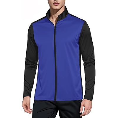 [Rmally] ラッシュガード メンズ 長袖 水着 [伸縮性・速乾・UVカット] ラッシュパーカー ジップアップ スタンドカラー UPF50+ S～2XL 大きいサイズ 紫外線対策 接触冷感 体型カバー プール 海 海水浴 サウナ 水陸両用 (ブラ