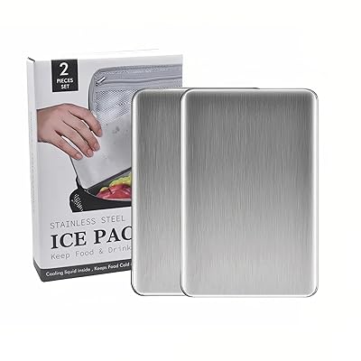 BDB ステンレス保冷剤 アイス保冷剤 長時間 強力 倍速凍結 驚異の保冷力 繰り返し使用可 高耐久 1/2/4 ..