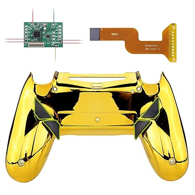 コントローラー本体ではなく、eXtremeRate ps4コントローラー(JDM-040/050/055)に対応用Dawnプログラマブルリマップキット(メッキデザイン)、アップグレードボードと再設計されたバックケースと4つのバックボタンが備えます【ゴ