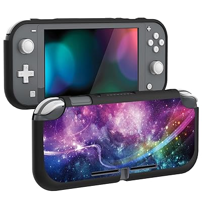 PlayVital SwitchLiteに対応するカスタム保護ケース(ソフト)、Switch Liteに対応用ケースカバー(ソフト)【パープルギャラクシー】 PlayVital SwitchLiteに対応するカスタム保護ケース(ソフト)、Switch Liteに対応用ケースカバー(ソフト)【パープルギャラクシー】