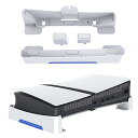 ps5 pro用/新型 ps5 Slim用 横置きスタンド Tomistan 【新登場】 4つUSB拡張ハブ付 地震対策 放熱改善 新型PS5 用水平スタンド 転倒防止 傷付き防止 簡単に取り付けます 本体をもっと安心に収納新型 PS5の通常版とデジ