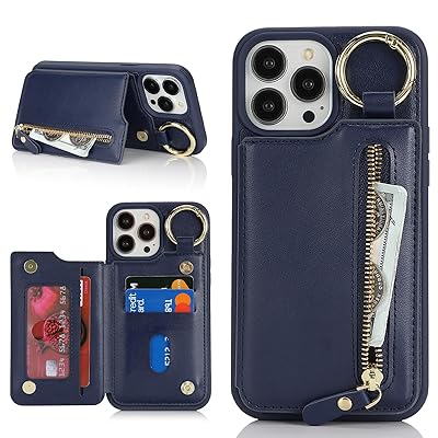 Havaya いphone12 pro max ケース 米軍MIL規格 いphone13 Pro Max ケース iphone 12 pro max ケース カード収納 財布 リング付き キーホルダー キーリング スタンド機能 耐衝撃 フェイクレザー Havaya いphone12 pro max ケース 米軍MIL規格 いphone13 Pro Max ケース iphone 12 pro max ケース カード収納 財布 リング付き キーホルダー キーリング スタンド機能 耐衝撃 フェイクレザー