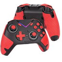 【 グリップ力強化 & 吸汗力強 & ボタン図形付き 】 TALONGAMES FLYDIGI VADER 4 PRO/VADER 3 PRO 用 コントローラーグリップ クラシックバージョン アンチスリップテープ 滑り止め グリップ テープ 十字キ
