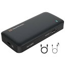 NearStream ビデオ/オーディオ キャプチャーボード 4K60fps入出力 HDMI2.0 USB3.1 LINE端子 低遅延 パススルー機能 外付け型 キャプチャーカード 録画/ライブ配信用/ゲーム実況 ゲーム機(Switch/PS5)/ス