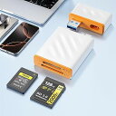 10Gbps CFexpress Type A & SD カードリーダ 2 in 1 USB3.2 Gen 2 CFexpress Type A CFカードリーダー 高速転送 CFexpress Type A カードリーダー ポー USB-A/USB